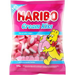 Haribo - Balas Cream Kiss 90g
