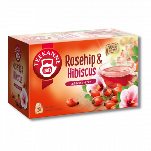 Teekanne - Chá de Rosehip & Hibisco sem Cafeína (20 saq.) 60g