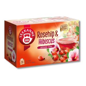 Teekanne - Chá de Rosehip & Hibisco sem Cafeína (20 saq.) 60g